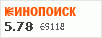 Рейтинг по версии Кинопоиска Рейтинг по версии Кинопоиска